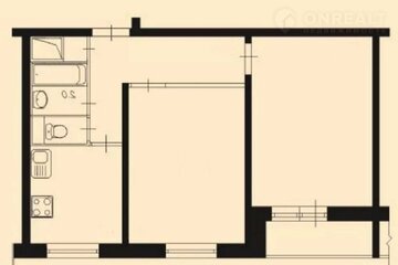 2-к квартира, 42,5 м², 2/9 эт.